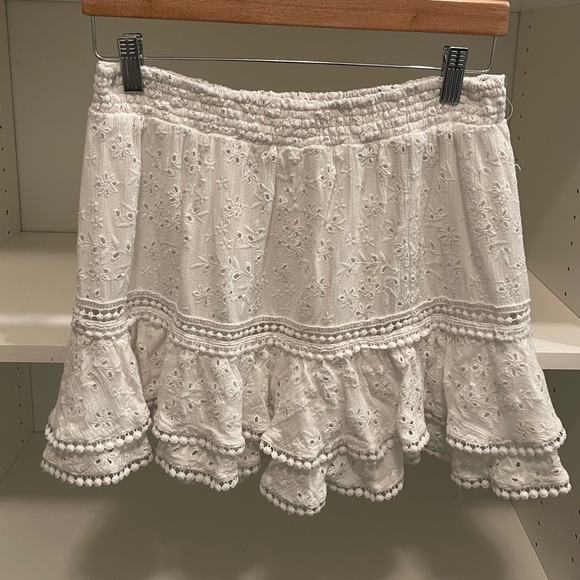 Lulus White Floral Skirt - Picture 3 of 5